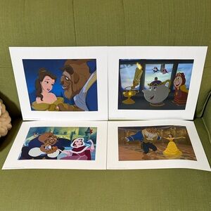 Beauty and the Beast 2002 Exclusive Disney Lithograph Portfolio